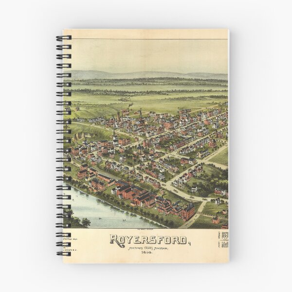 Item preview, Royersford, Pennsylvania (1893) designed and sold by allhistory.