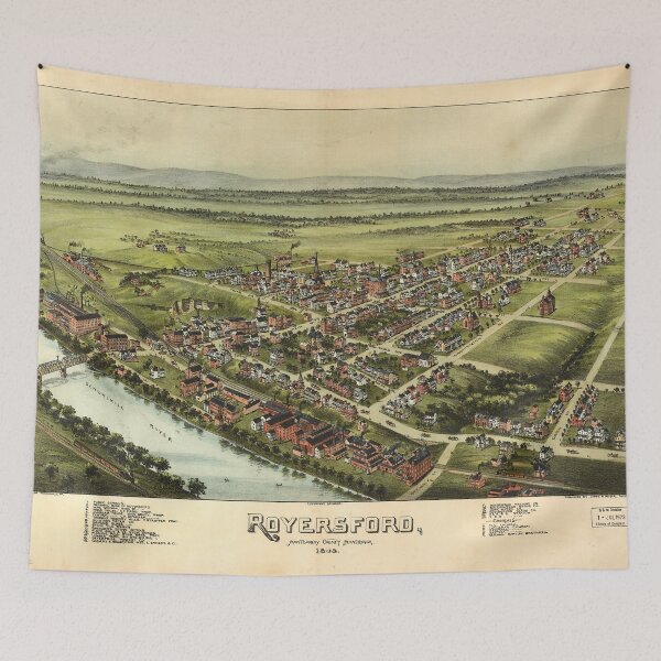 Item preview, Royersford, Pennsylvania (1893) designed and sold by allhistory.