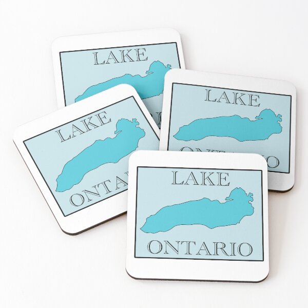 Item preview, Lake Ontario Outline Blue designed and sold by RBCreationsinMI.
