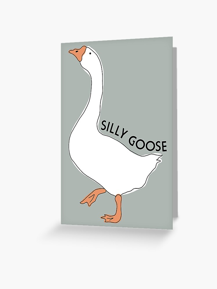 Silly Goose Sticker for Sale by MorganSites