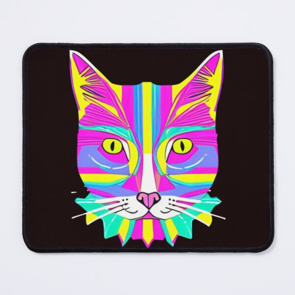 Item preview, modern color cat painting designed and sold by aipaint.