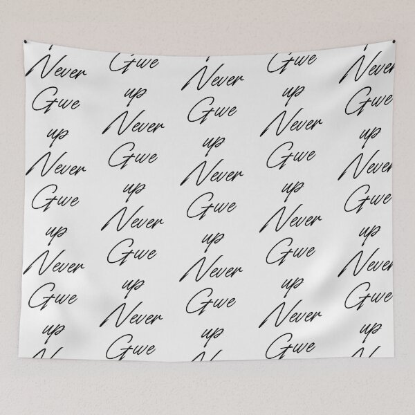 Item preview, Never give up designed and sold by Kajko desgin.