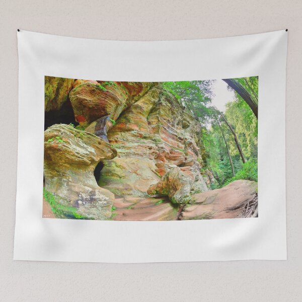 Item preview, Outside Of Rock House Hocking Hills Ohio designed and sold by LisaWootenPhoto.