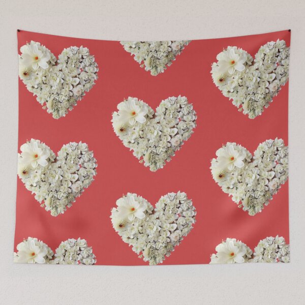 Item preview, Heart of white flowers offered with love  designed and sold by JaroDesign2023.