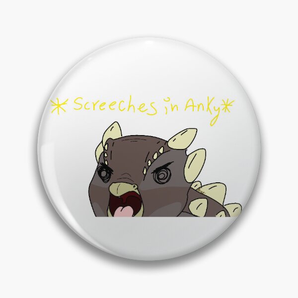 Item preview, *Screeches in anky* Ankylosaurus design designed and sold by EdgySkillzz.