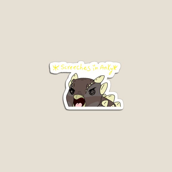 Item preview, *Screeches in anky* Ankylosaurus design designed and sold by EdgySkillzz.