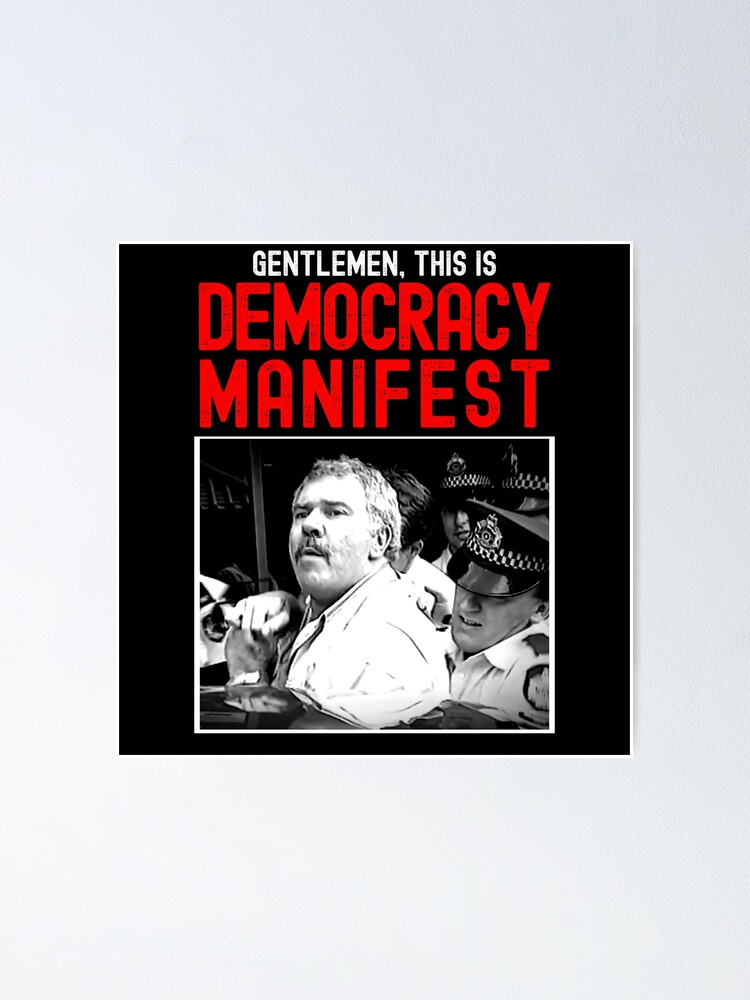 Funny Meme This Is Democracy Manifest Succulent Chinese Meal Guy Arrested Poster For Sale By 8944