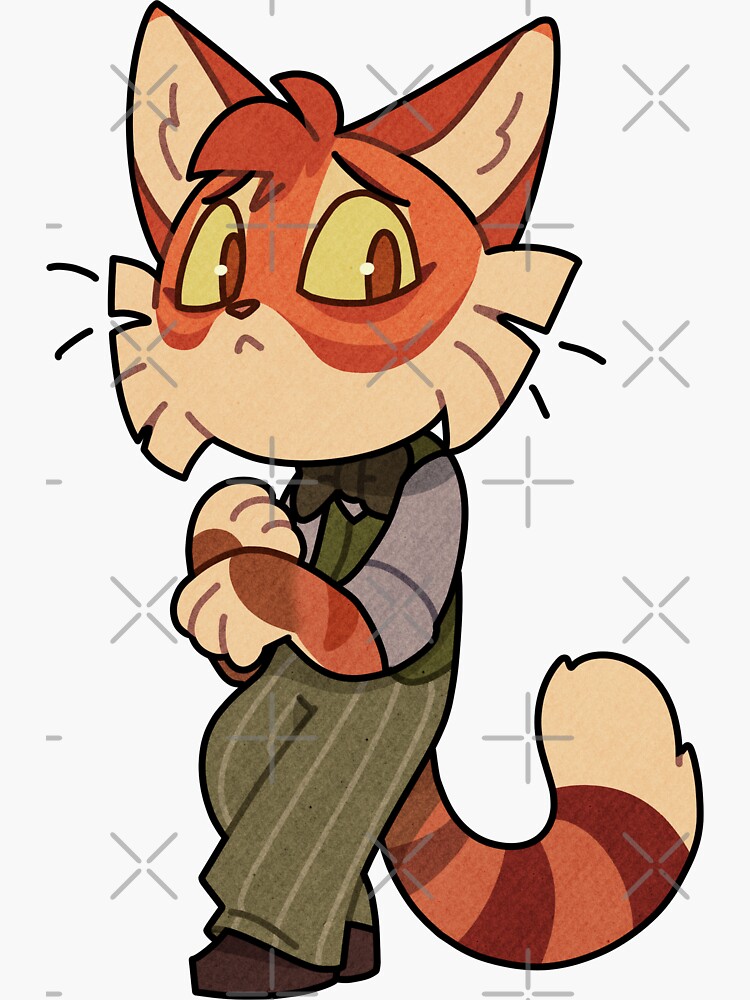 Lackadaisy Freckle Sticker For Sale By Peepooshop Redbubble