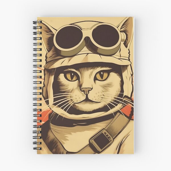 Item preview, Retro fighter pilot kitty cat, AI art designed and sold by MachinaeDreams.