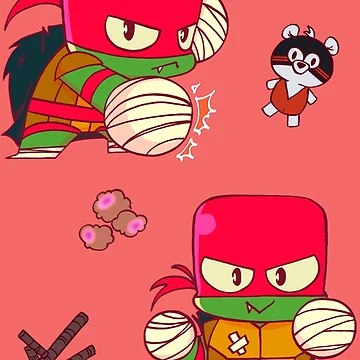 Artwork thumbnail, ROTTMNT Raph by RoeExists