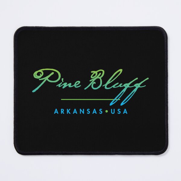 Item preview, Pine Bluff Arkansas Typographic Design designed and sold by Futurebeachbum.