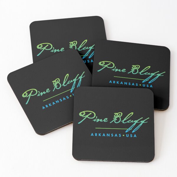 Item preview, Pine Bluff Arkansas Typographic Design designed and sold by Futurebeachbum.