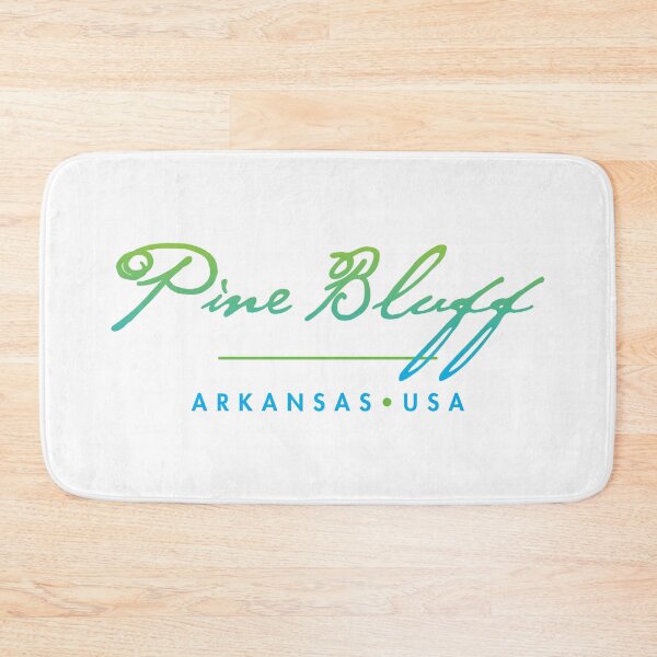 Item preview, Pine Bluff Arkansas Typographic Design designed and sold by Futurebeachbum.