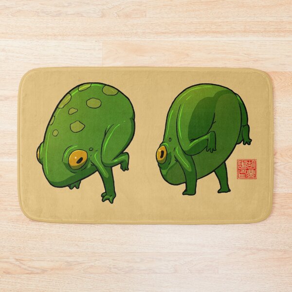 Item preview, Yoga Frog Bakasana Crow Pose designed and sold by DingHuArt.