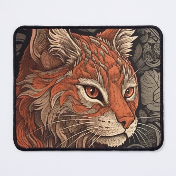Item preview, Confident ginger cat portrait, AI art designed and sold by MachinaeDreams.