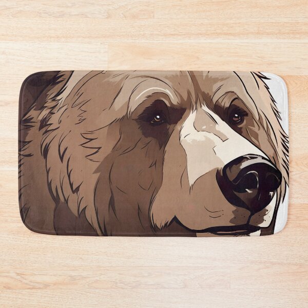 Item preview, Alpha Animal Fierce Grizzly Bear - Anime Wallpaper designed and sold by KAIGAME Art.