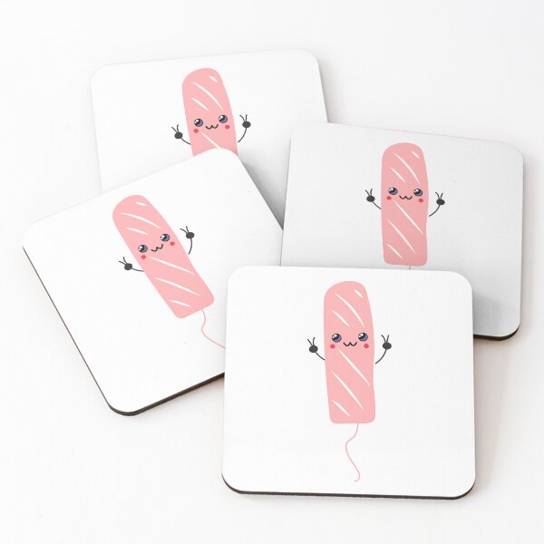 Item preview, Cute kawaii female  tampon  designed and sold by Innamalinka.