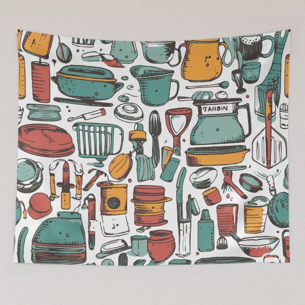 Item preview, Retro style kitchen art designed and sold by prntod.