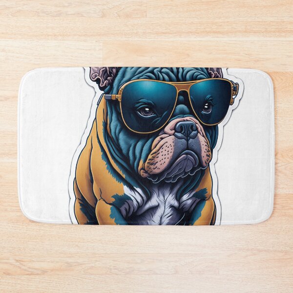 Item preview, Cute American Bully Sticker with Big Sunglasses designed and sold by RedArtG09.