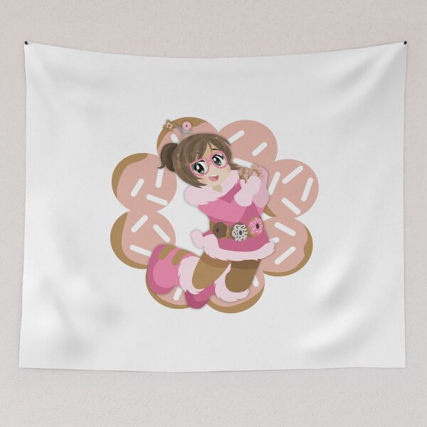 Item preview, Donuts - Pink Frosted Pon De Ring designed and sold by chocominto.