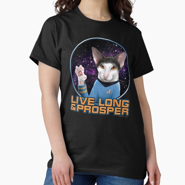 Item preview, Star Trek: The Original Series Spock Cat Live Long & Prosper  designed and sold by FifthSun.