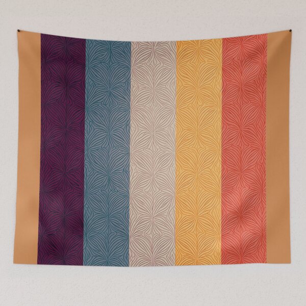 Item preview, Colorful stripes with texture designed and sold by Time4Space.