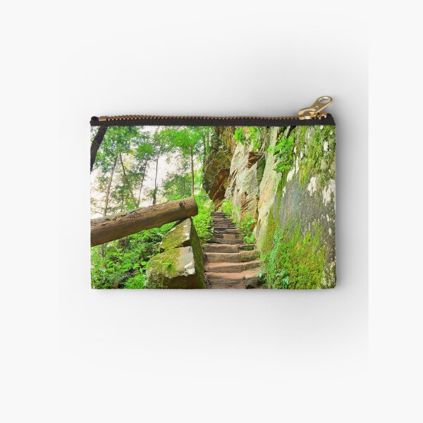 Item preview, The Stairs At Rock House Hocking Hills Ohio designed and sold by LisaWootenPhoto.