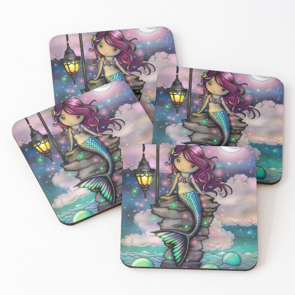 Item preview, Magical Mermaid Cute Artwork by Molly Harrison designed and sold by Molly  Harrison.