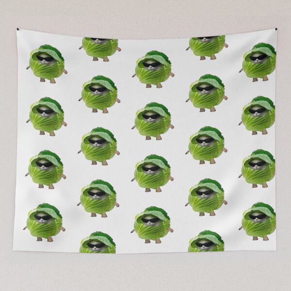 Item preview, Cool Cabbage Cat meme designed and sold by memesandprints.