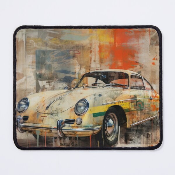 Item preview, Car retro Abstract Expressionism Artwork #5 designed and sold by LollyShineART.