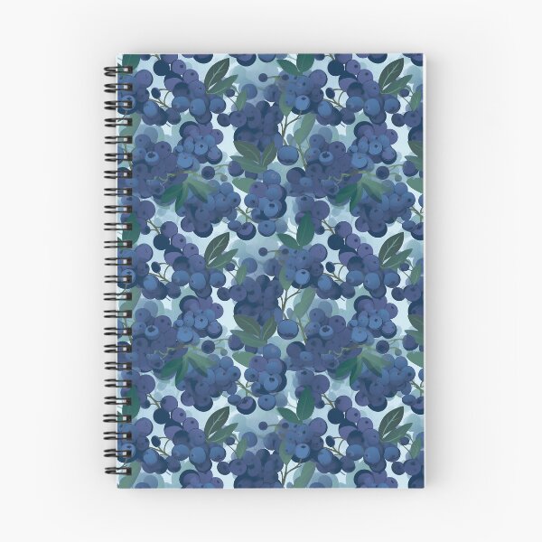 Item preview, blueberry pattern designed and sold by ArtVilleStore.