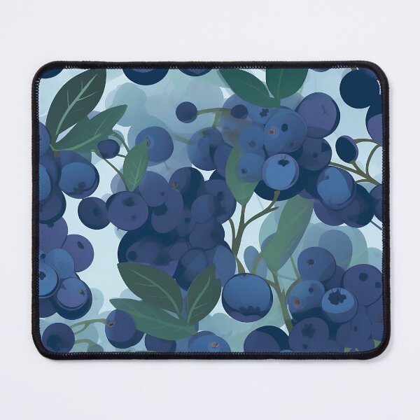 Item preview, blueberry pattern designed and sold by ArtVilleStore.