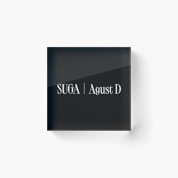 Artikelvorschau, SUGA – Name AGUST D (Version mit weißem Text) entworfen und verkauft von onastarrynight.