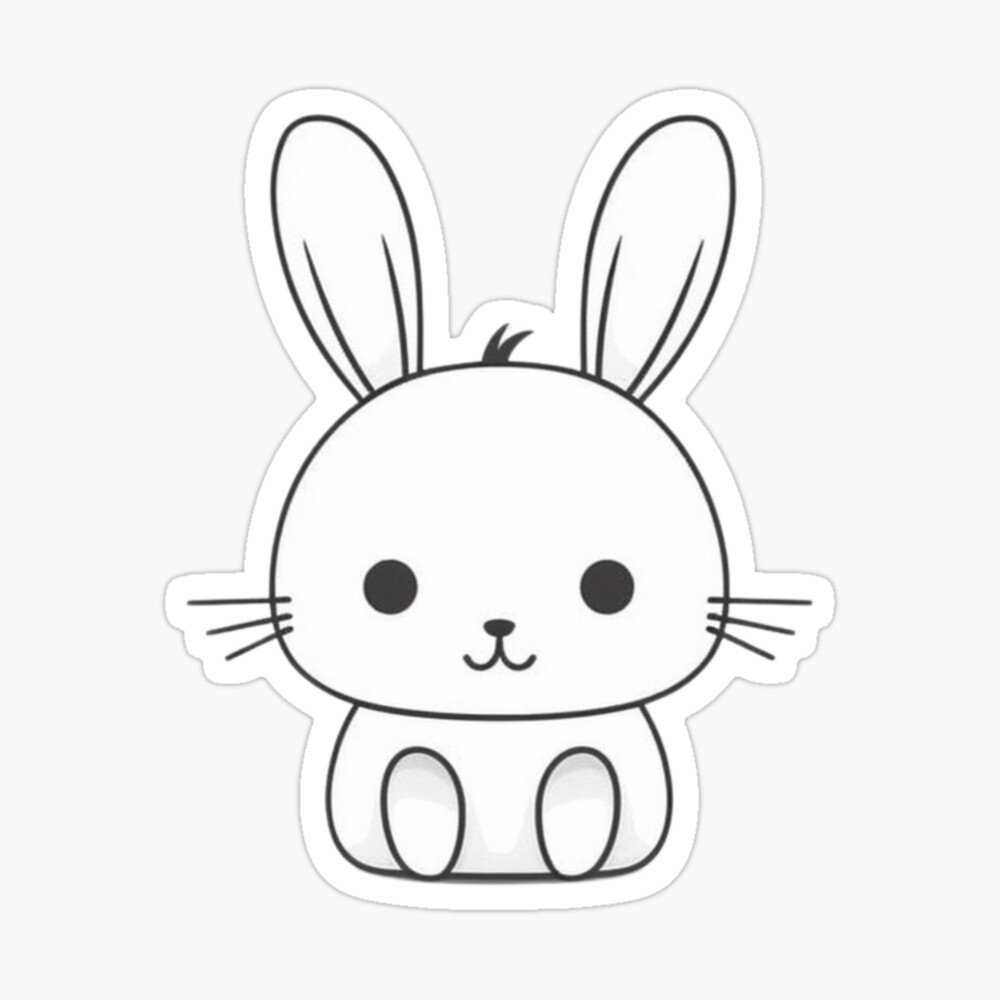 Cute Cartoon Rabbit Poster