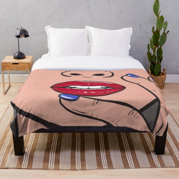 Artikelvorschau, Komisches Mädchen der roten Lippen entworfen und verkauft von turddemon.