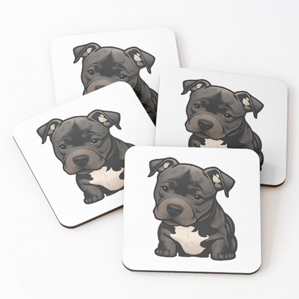 Aperçu de l'œuvre Clipart Pitbull Noir créée et vendue par brasandre93.
