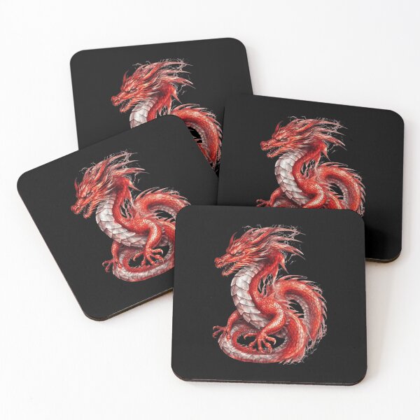 Item preview, Red dragon, mistic animal designed and sold by HarriPaloma.