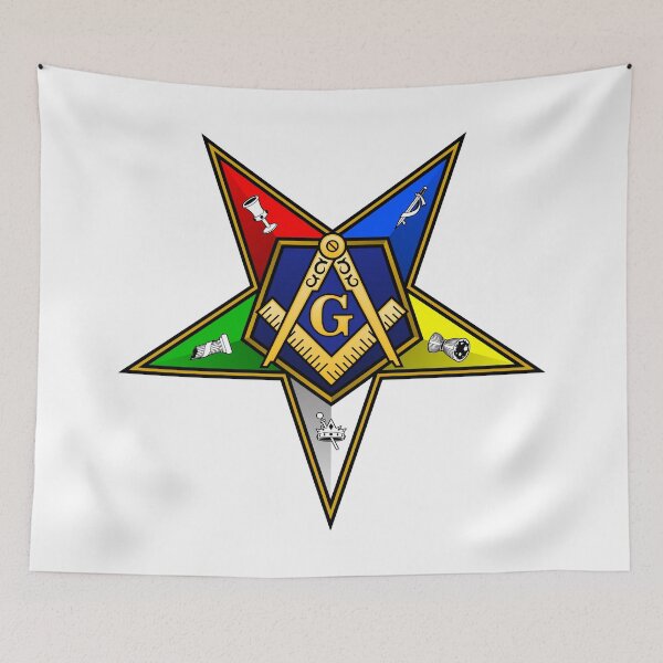 Item preview, OES Emblem Order of the Eastern Star Masonic Square & Compass designed and sold by MasterMasonMade.