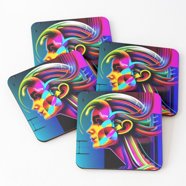 Item preview, Robotic man and machine colorful designed and sold by AICreatorin.