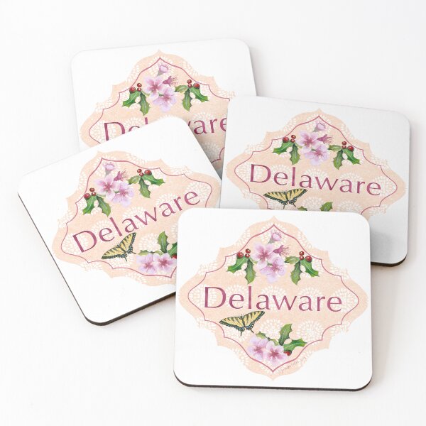 Item preview, Delaware State | DE Graphic for water bottle, laptop, journal  | Vinyl stickers for nature lovers and travelers designed and sold by JourneyHomeMade.