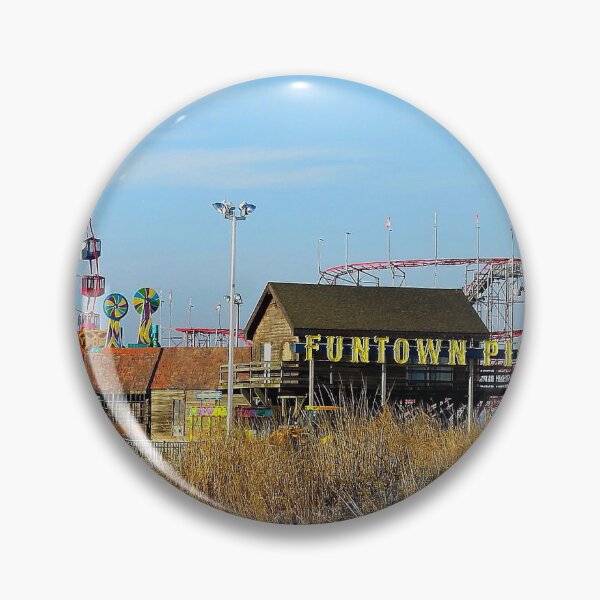 Item preview, Historic Funtown Pier Beach Boardwalk, Seaside Heights Jersey Shore designed and sold by BradKnorrArt.