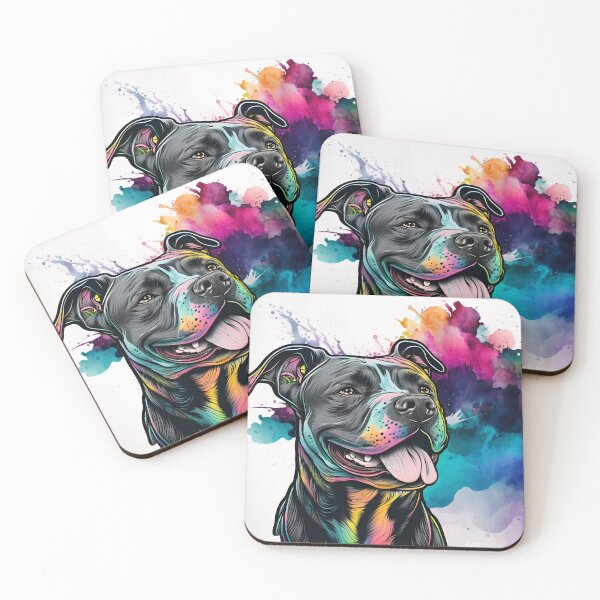 Item preview, Pitbull Watercolor designed and sold by brasandre93.