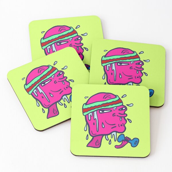 Item preview, weird face emoji - intense exercise workout burn designed and sold by Artwork by Daniel Adams.