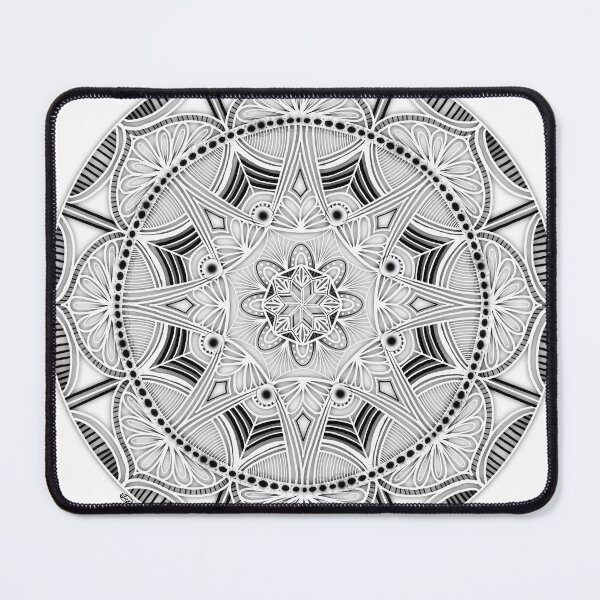 Item preview, Black and white mandala designed and sold by Artwork-LCR.