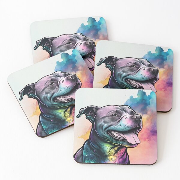 Item preview, Pitbull Watercolor designed and sold by brasandre93.