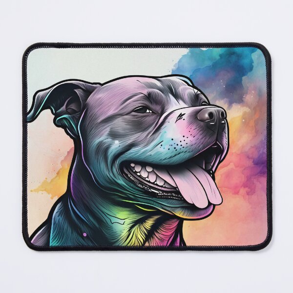 Item preview, Pitbull Watercolor designed and sold by brasandre93.