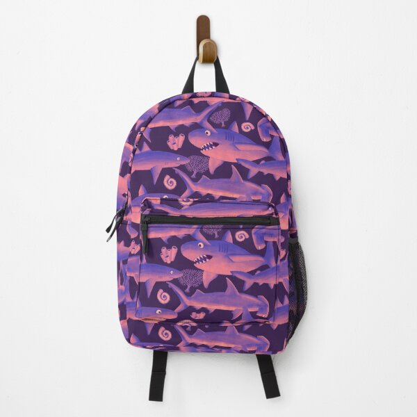 Item preview, Shark Pattern, Colourful, Busy Ocean Life designed and sold by Katie Atkin.