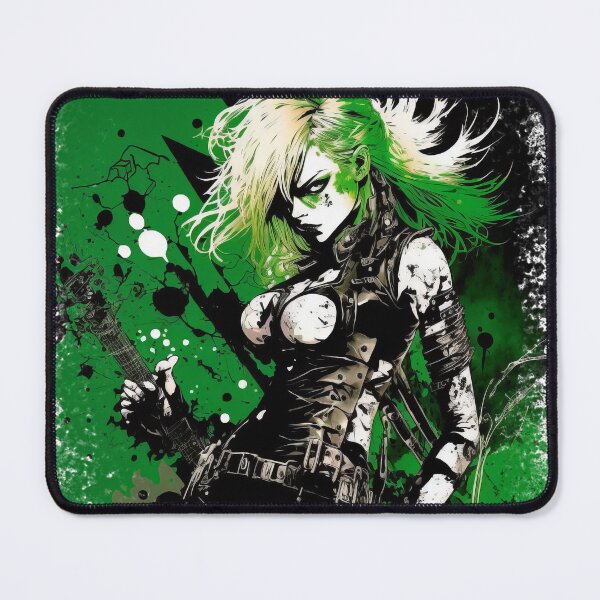 Item preview, ROCKER GIRL LEATHER SUIT SPLASH ELECTRIC GUITAR DESTROYER designed and sold by ogirdorgraphics.