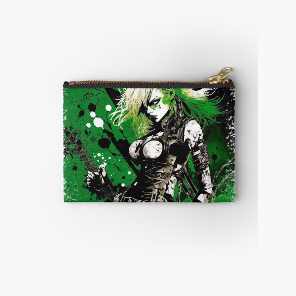 Item preview, ROCKER GIRL LEATHER SUIT SPLASH ELECTRIC GUITAR DESTROYER designed and sold by ogirdorgraphics.