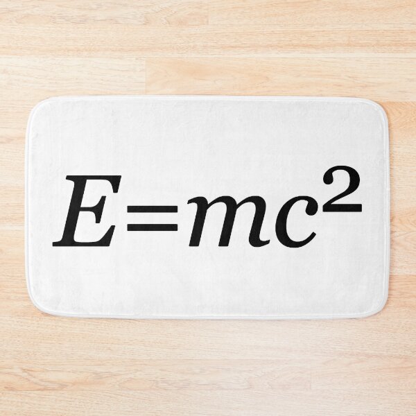 Item preview, E=mc², Einstein equation and the most famous equation in physics designed and sold by NoetherSym.